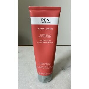 REN PERFECT CANVAS CLEAN JELLY OIL CLEANSER (NWOB/Full Size 3.3oz/Sealed)